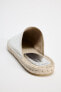 LEATHER SLINGBACK ESPADRILLES