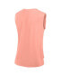 ფოტო #2 პროდუქტის Women's Coral Chicago Cubs Studio Gym Tank Top