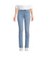 Фото #3 товара Tall Tall Recover Mid Rise Straight Leg Blue Jeans
