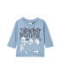ფოტო #1 პროდუქტის Baby Boy or Girl Naughty by Nature Long Sleeve T-shirt