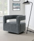 Фото #7 товара Lunar 28" Stain-Resistant Fabric Swivel Chair