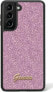 Guess Etui Guess GUHCS24LHGGSHU Samsung Galaxy S24 Ultra hardcase Glitter Script fioletowy/purple