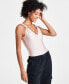 ფოტო #4 პროდუქტის Women's Knotted-Strap Thong-Back Bodysuit, Created for Macy's