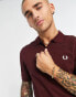 Фото #3 товара Fred Perry plain polo shirt in red