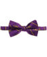 ფოტო #2 პროდუქტის Men's Purple Lsu Tigers Oxford Bow Tie