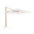 Пляжный зонт Tiber Белый Алюминий древесина тика 300 x 300 x 250 cm