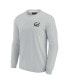 Фото #2 товара Men's and Women's Gray Cal Bears Super Soft Long Sleeve T-shirt