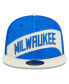 Фото #4 товара Men's Blue, Cream Milwaukee Bucks 2023/24 City Edition 59FIFTY Fitted Hat