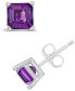 Фото #2 товара Серьги Macy's Amethyst Stud