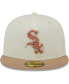 Фото #3 товара Men's Cream Chicago White Sox Chrome Camel Rust Undervisor 59FIFTY Fitted Hat