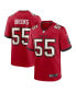 Men's Derrick Brooks Red Tampa Bay Buccaneers Retired Player Game Jersey