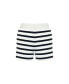 ფოტო #5 პროდუქტის Women's Striped Mini Shorts