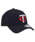 Фото #2 товара Men's Navy Minnesota Twins Team Color A-Frame 9Forty Adjustable Hat