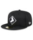 Фото #1 товара Men's Black Chicago White Sox 2024 Batting Practice 59FIFTY Fitted Hat