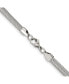 Фото #5 товара Chisel stainless Steel Polished 6.2mm Flat Snake Chain Necklace