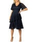Фото #1 товара Women's Lace Affair Tiered Cocktail Dress