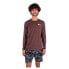 HURLEY H2O-Dri Easton Fastlane Upf Long Sleeve Rashguard