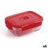 Фото #1 товара Герметичная коробочка для завтрака Luminarc Pure Box 19 x 13 cm Красный 1,22 L Cтекло (6 штук)