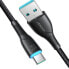 Kabel przewód Starry Series USB-A - USB-C 100W 1m czarny