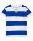 Фото #3 товара Футболка для малышей Carter's Baby Striped Jersey Henley