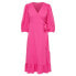 Фото #3 товара ONLY Olivia Wrap Midi 3/4 Sleeve Dress