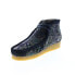 Фото #4 товара Clarks Wallabee Boot 26162546 Mens Blue Suede Lace Up Chukkas Boots