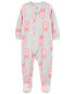 Фото #19 товара Toddler 1-Piece Animals Fleece Footie Pajamas 2T