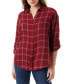 Women's Amanda Roll-Tab-Sleeve Shirt Garnet Gem, S - фото #1