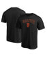 Фото #1 товара Men's Black San Francisco Giants Team Logo Lockup T-shirt