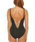 Bleu by Rod Beattie 260198 Women's Twisted-Front One-Piece Swimsuit Size 6