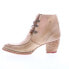 Bed Stu Mage F393061 Womens Brown Leather Lace Up Ankle & Booties Boots