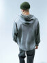 Фото #5 товара ASOS DESIGN oversized zip through hoodie in washed grey