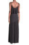 RACHEL PALLY 156254 Women's Ruffle Overlay Stretch Maxi Dress Black Sz. Small