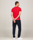 Фото #4 товара Men's Slim-Fit Stripe Logo T-Shirt