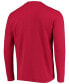 Фото #3 товара Men's Red Kansas City Chiefs Maverick Thermal Henley Long Sleeve T-shirt