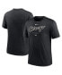 ფოტო #2 პროდუქტის Men's Heather Black Chicago White Sox Authentic Collection Early Work Tri-Blend Performance T-shirt