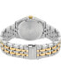 ფოტო #4 პროდუქტის Men's Eco-Drive Two-Tone Stainless Steel Bracelet Watch 40mm BM7334-58L