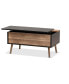 Фото #9 товара Jensen Modern and Contemporary Wood Lift Top Coffee Table with Storage Compartment