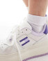 Tommy Jeans retro basket flatform trainers in lilac