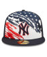 Фото #3 товара Men's Navy New York Yankees 2022 4th of July On-Field 59FIFTY Fitted Hat