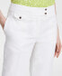 Фото #4 товара Women's Slim-Fit Double-Button Ankle Pants