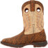 Durango Rebel Elephant Print Square Toe Cowboy Mens Beige, Brown Casual Boots D