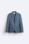 Фото #6 товара Костюмный пиджак из 100% льна ZARA