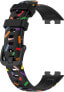 Фото #2 товара Silikonový řemínek s barevným motivem pro Huawei Watch Band 8 - Black