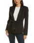 Donna Karan Satin Collar Tie-Front Blazer Women's