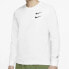 Фото #3 товара Nike 双钩圆领长袖T恤 男款 白色 / Футболка Nike T CK2260-100