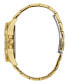 ფოტო #2 პროდუქტის Unisex Gold-Tone Stainless Steel Bracelet Watch 40mm