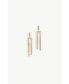 Фото #1 товара Double Bar Dangle Earrings