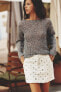 Sequin knit sweater