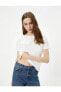 Фото #1 товара Футболка Koton White Tee 4SAK50429EK